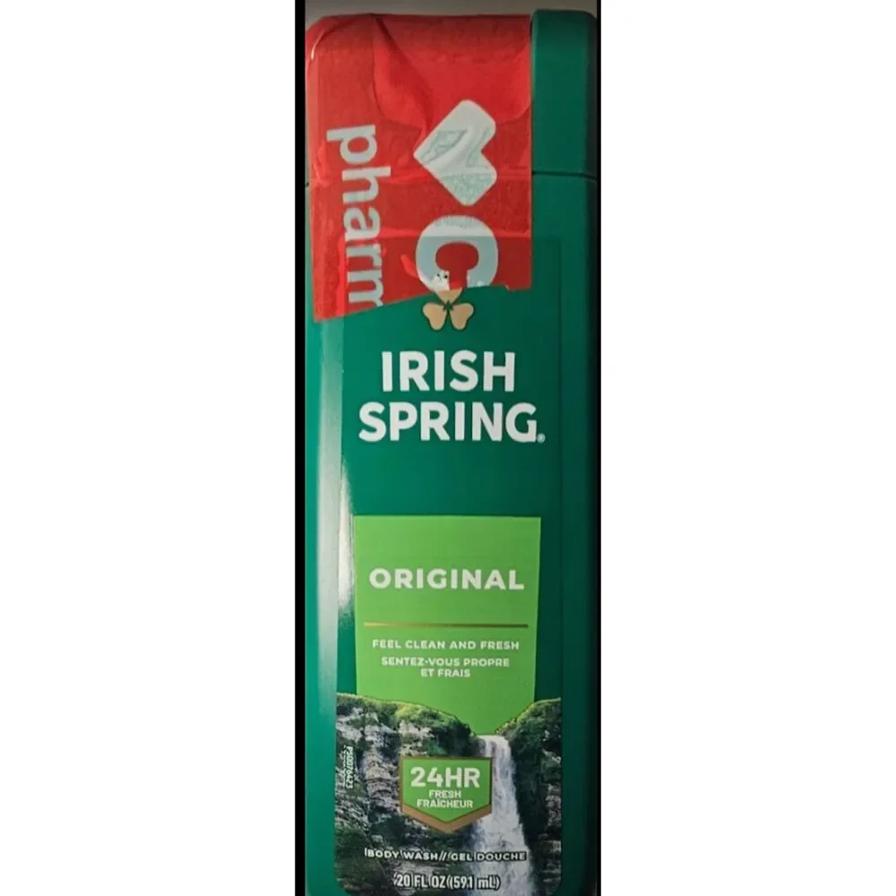 Irish Spring body wash for men or women - long-lasting odor protection NEW 20 oz